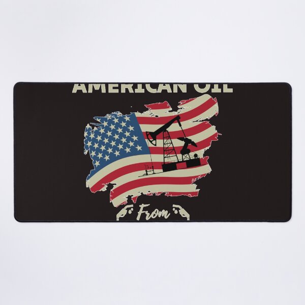 Item preview, I Support American Oil from American Soil , American Flag Essential T-Shirt designed and sold by CYNTHIASTOK.