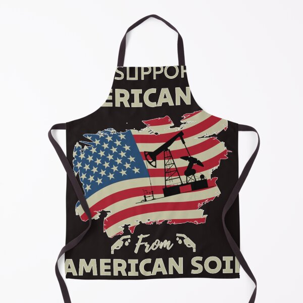 Item preview, I Support American Oil from American Soil , American Flag Essential T-Shirt designed and sold by CYNTHIASTOK.