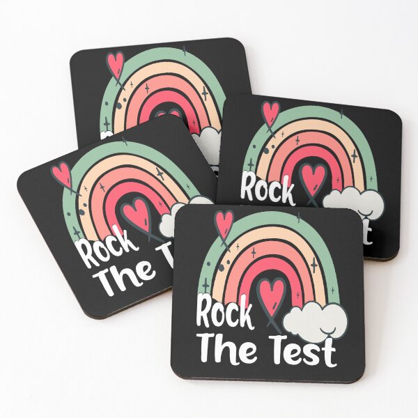 Item preview, Copy of Test Day Rock The Test Teacher Testing Day Rainbow Leopard designed and sold by boyastore.