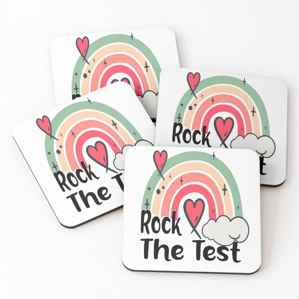 Item preview, Copy of Copy of Test Day Rock The Test Teacher Testing Day Rainbow Leopard designed and sold by boyastore.