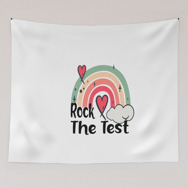 Item preview, Copy of Copy of Test Day Rock The Test Teacher Testing Day Rainbow Leopard designed and sold by boyastore.