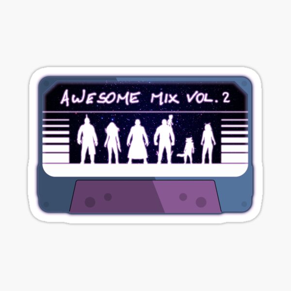 Awesome Mix Vol 1 Stickers Redbubble