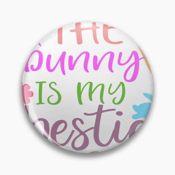 Item preview, The bunny is my bestie sticker designed and sold by gacate.