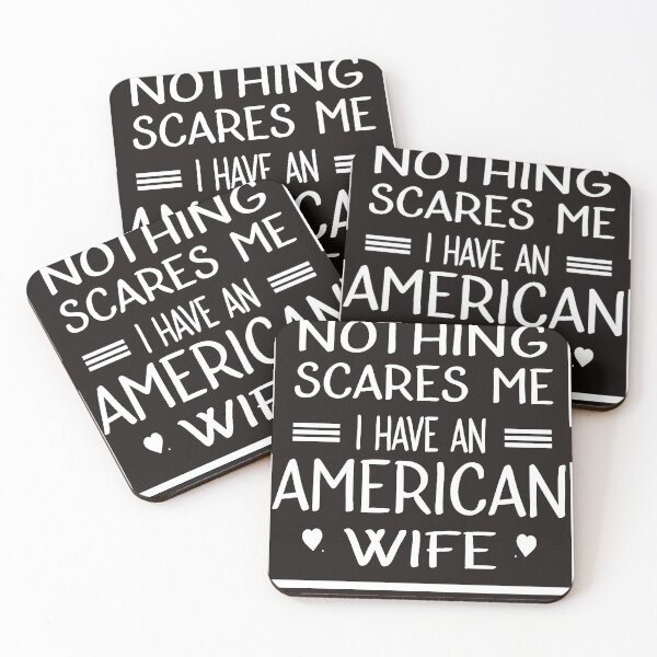 Item preview, Nothing Scares Me, I Have An AMERICAN Wife - Funny AMERICAN Classic T-Shirt designed and sold by VANCEPHILLIP.