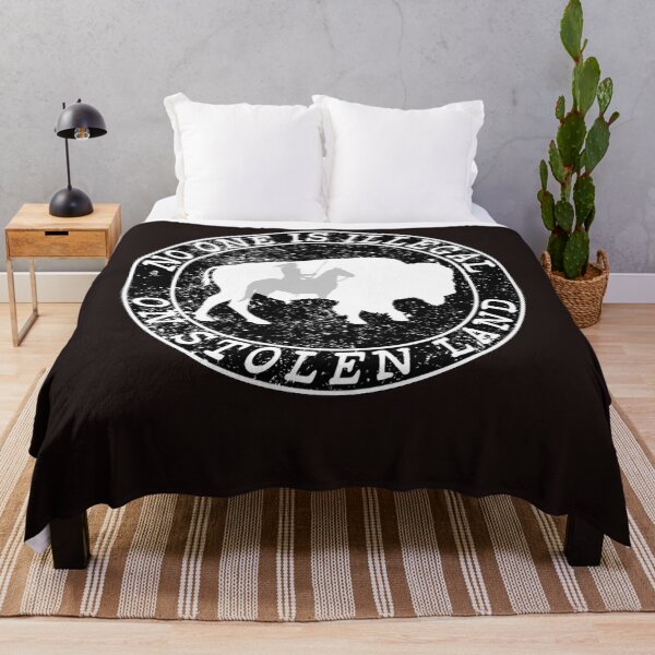 Item preview, Camiseta larga Nadie es ilegal en tierra robada designed and sold by VANCEPHILLIP.