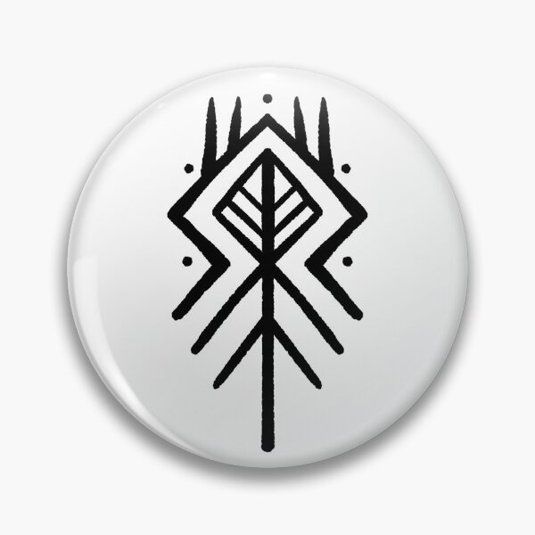 Artikelvorschau, Bindrune des Ahnenschutzes (Schwarz) entworfen und verkauft von RavenWisdomArts.