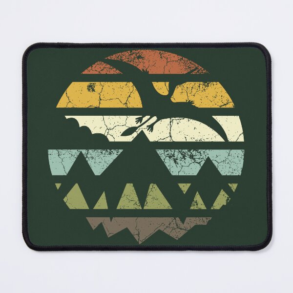 Item preview, Pterodactyl Dinosaur Vintage Sunset and Mountain Scene designed and sold by dschiffer12.