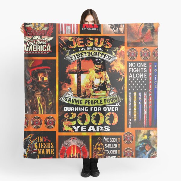 Artikel-Vorschau von Jesus The Original Firefighter Sofa Throw Great Customized Fleece Quilt Blanket Perfect Gifts, designt und verkauft von MapleRedGifts.