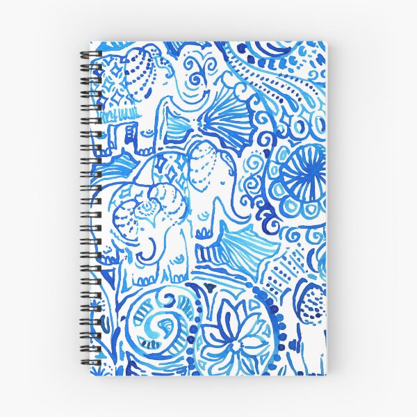 Item preview, blue big elephant designed and sold by catherinebinson.