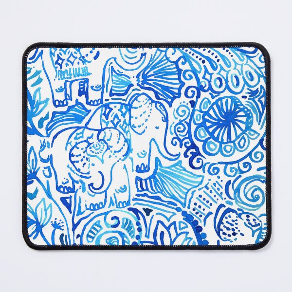 Item preview, blue big elephant designed and sold by catherinebinson.