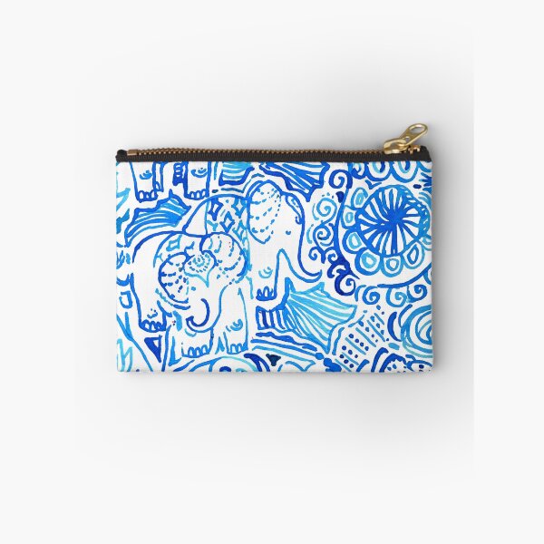 Item preview, blue big elephant designed and sold by catherinebinson.