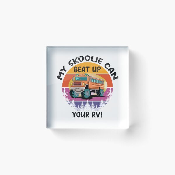 Item preview, Skoolie Bus Conversions are better than RV's - Tell them like it is. designed and sold by thewildskoolie.