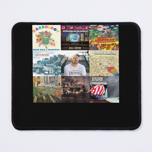 Item preview, Blockhead Music (album collage) designed and sold by JasonSRaska.
