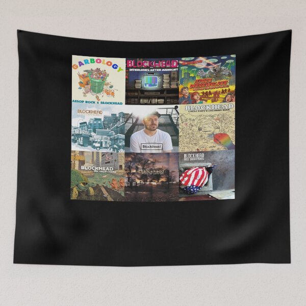 Item preview, Blockhead Music (album collage) designed and sold by JasonSRaska.