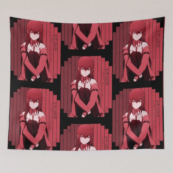 Item preview, MakiseKurisuRed-SteinsGateAnimeShirt designed and sold by MalloryW690800.