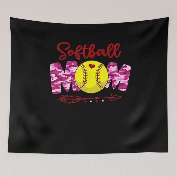 Item preview, Softball Mom Pink Camo Softball Lover Mothers Day Vintage  designed and sold by BrettPorter2612.