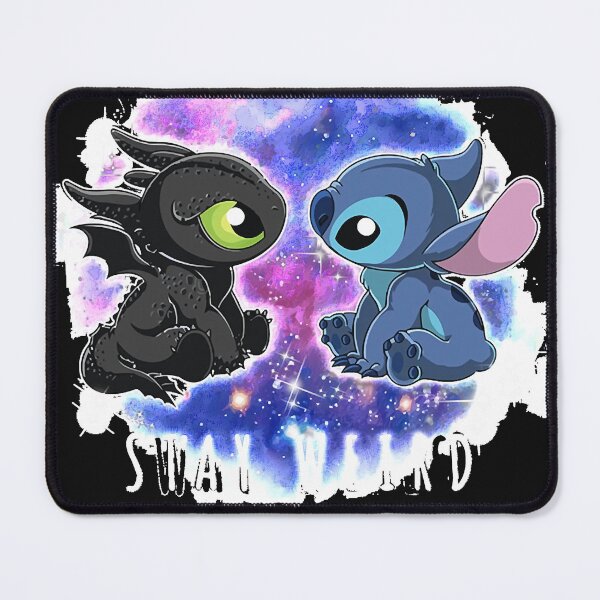 Item preview, Toothless And Stitch Stay Different Stay Weird Short Sleeve , Women  90S Tees Retro Funny designed and sold by Luiurillo.