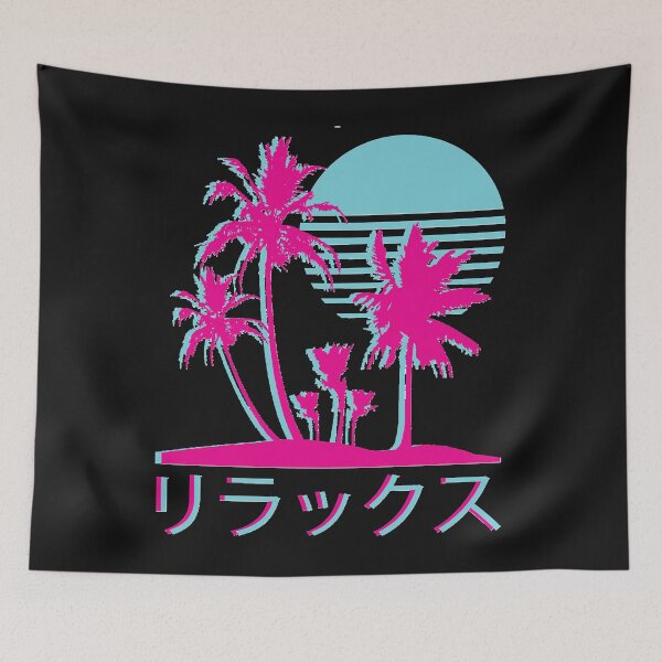 Item preview, Vaporwave Aesthetic  Neon Palms Classic designed and sold by Luiurillo.