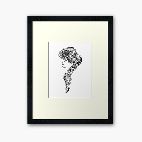 Item preview, Evelyn Nesbit by Charles Dana Gibson, 1901 designed and sold by artsphere.