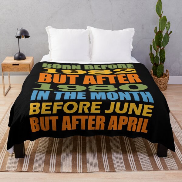 Item preview, Funny Birthday May 1981 Before After Too Many Words Humor designed and sold by artfulnotebook.