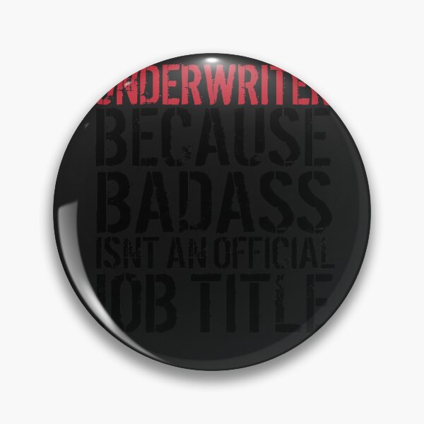 Item preview, Badass underwriter designed and sold by ThomasMcelrath.