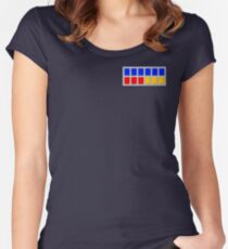 Imperial Rank Insignia Plaque Women's Fitted Scoop T-Shirt