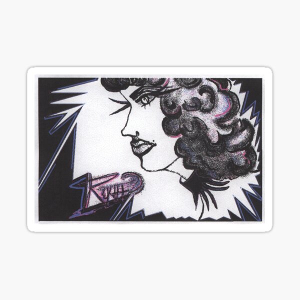 CAT LADY by REKHA IYERN FE RECORDS CANADA Sticker