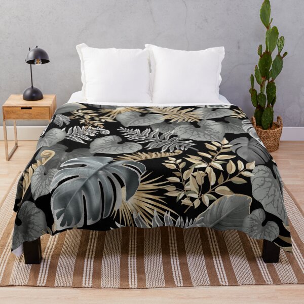 Item preview, Leaves Gold Floral Seamless Pattern designed and sold by SimoCompany.