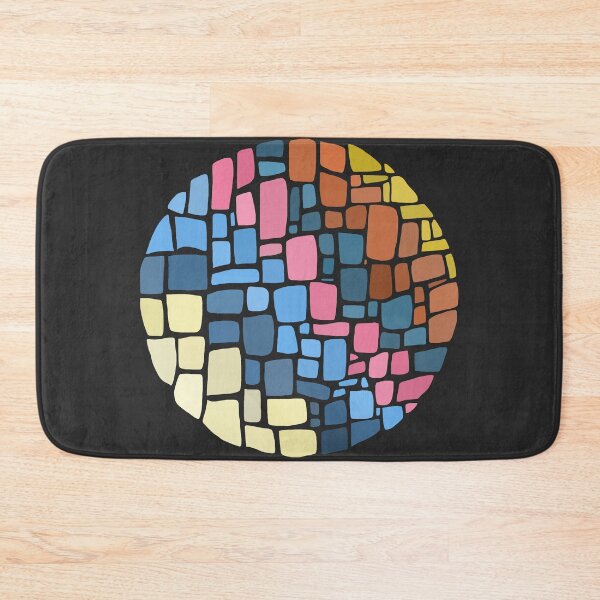 Item preview, Squared Irregular Tiles - Blue, Pink and Sandy designed and sold by Chubuter.