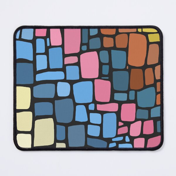 Item preview, Squared Irregular Tiles - Blue, Pink and Sandy designed and sold by Chubuter.