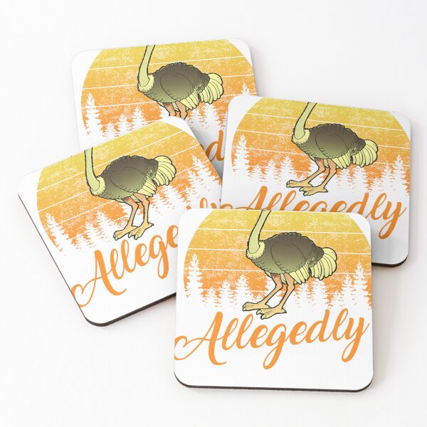Item preview, Allegedly Ostrich Funny Graphic Ostrich Lover designed and sold by ashakuparo.