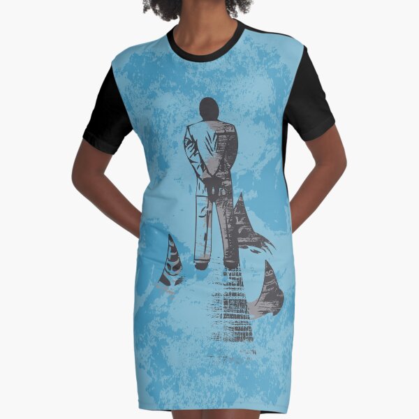 Walking the Plank Graphic T-Shirt Dress