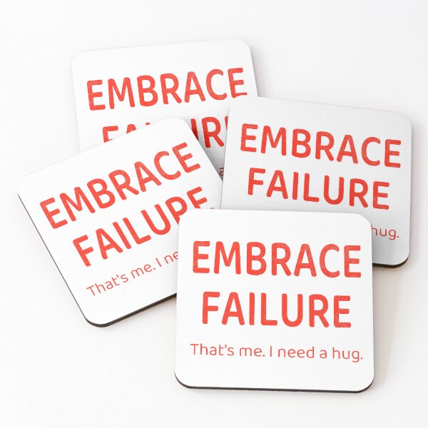 Item preview, Embrace Failure - Texture Red designed and sold by ThatIsSomething.