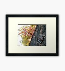 Harsimus Branch Embankment, Former Pennsylvania Railroad Embankment , Jersey City, New Jersey Framed Print