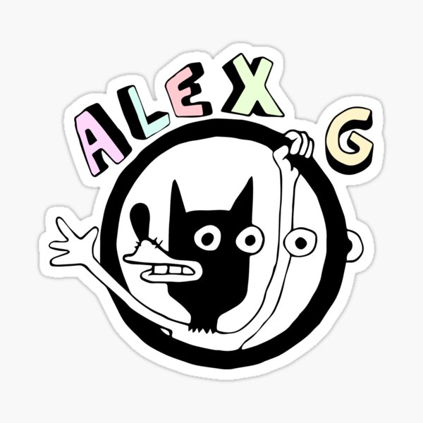 (Sandy) Alex G Logo Sticker