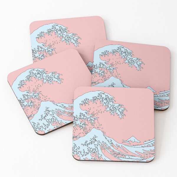 Item preview, Great Wave Minimalist Pastel designed and sold by ind3finite.
