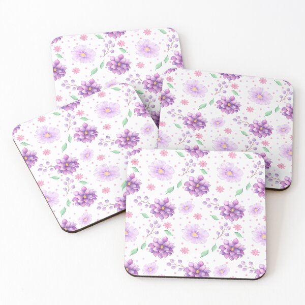 Item preview, Purple Floral Seamless Pattern designed and sold by SimoCompany.