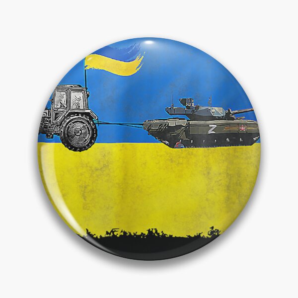 Item preview, Ukraine Farmer Tractor Stealing A Russian Tank Funny Meme designed and sold by ArthurClaessens.