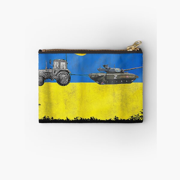 Item preview, Ukraine Farmer Tractor Stealing A Russian Tank Funny Meme designed and sold by ArthurClaessens.