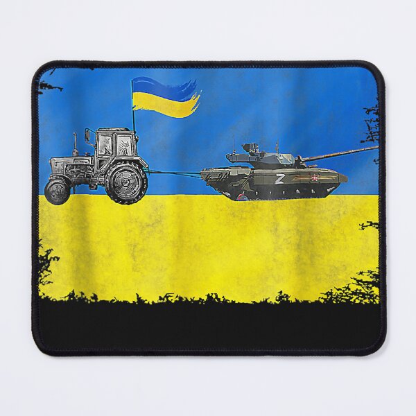 Item preview, Ukraine Farmer Tractor Stealing A Russian Tank Funny Meme designed and sold by ArthurClaessens.