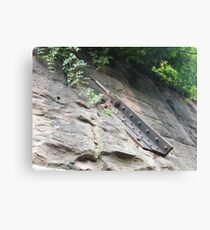 Sixth Street Embankment, Abandoned Pennsylvania Railroad Freight Embankment, Jersey City, New Jersey Canvas Print