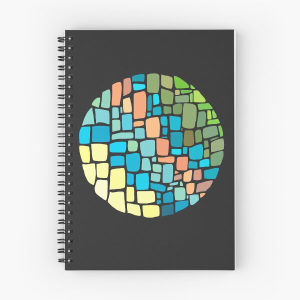 Item preview, Squared Irregular Tiles - Blue, Orange And Green designed and sold by Chubuter.