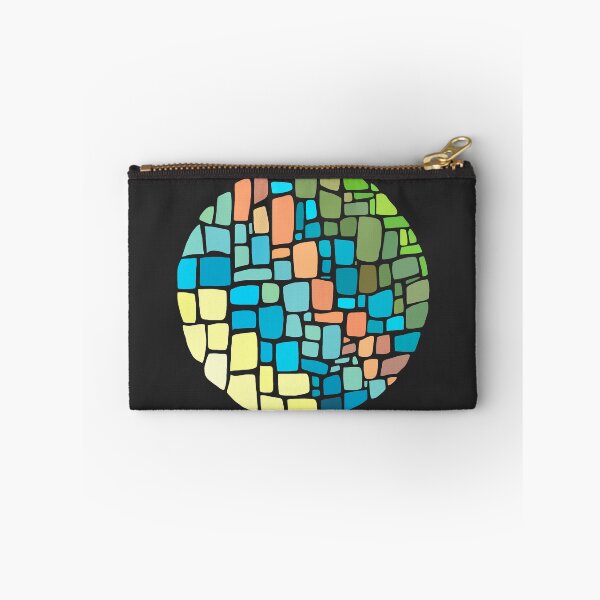 Item preview, Squared Irregular Tiles - Blue, Orange And Green designed and sold by Chubuter.