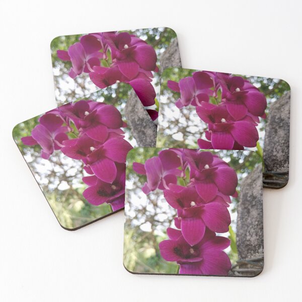 Item preview, Magenta Color Orchid Floral Photography Design designed and sold by DHAMMISTYLES.