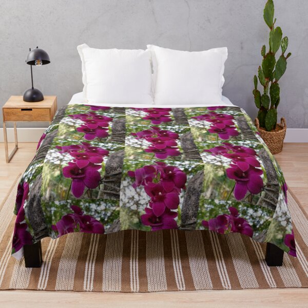 Item preview, Magenta Color Orchid Floral Photography Design designed and sold by DHAMMISTYLES.