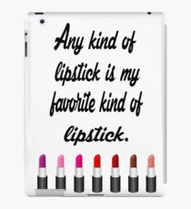 Lippenstift Obsession. iPad-Hülle & Skin