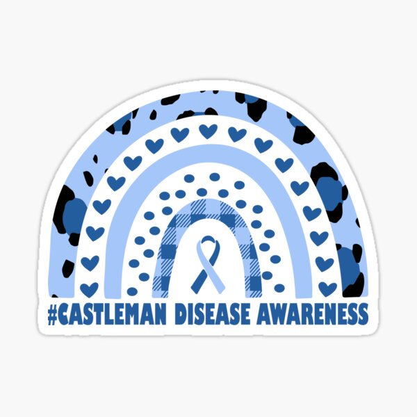 Item preview, Castleman Disease Awareness Ribbon Cute Rainbow designed and sold by Urlan.
