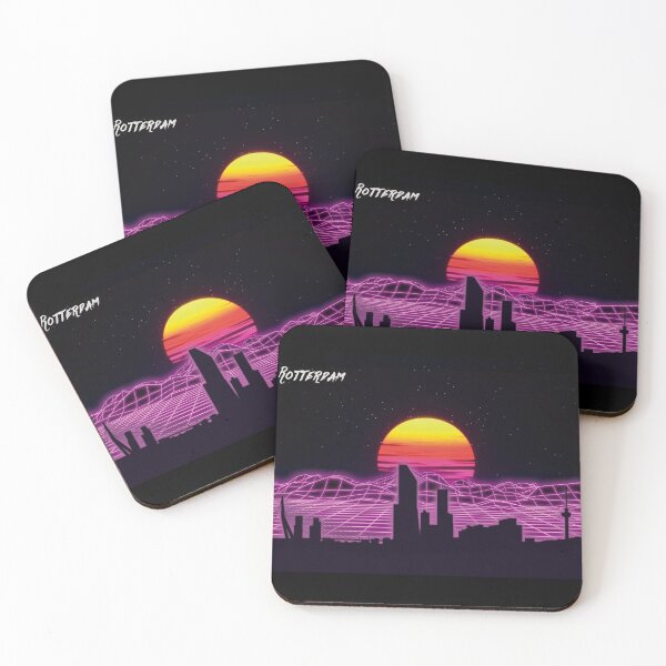 Item preview, Rotterdam Skyline Neon Nights designed and sold by DFerraz.