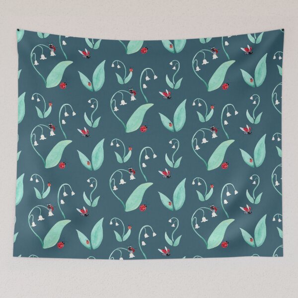 Item preview, On Their Way Ladybug Pattern designed and sold by Casey Wilkinson.