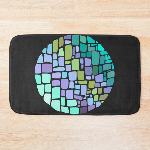 Item preview, Squared Irregular Tiles - Purple, Green designed and sold by Chubuter.